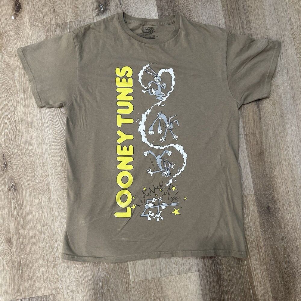 Looney Tunes Bugs Bunny T-Shirt Size M – Vintage Style Graphic, Flawed